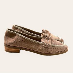 Lucky Brand Brown Leather Loafers Size 6 